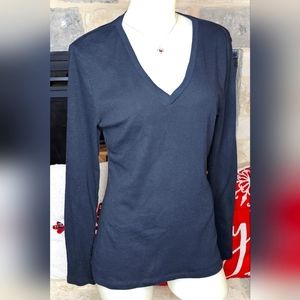 OLD NAVY 'PERFECT' V-NECK LONG-SLEEVE SIZE LARGE